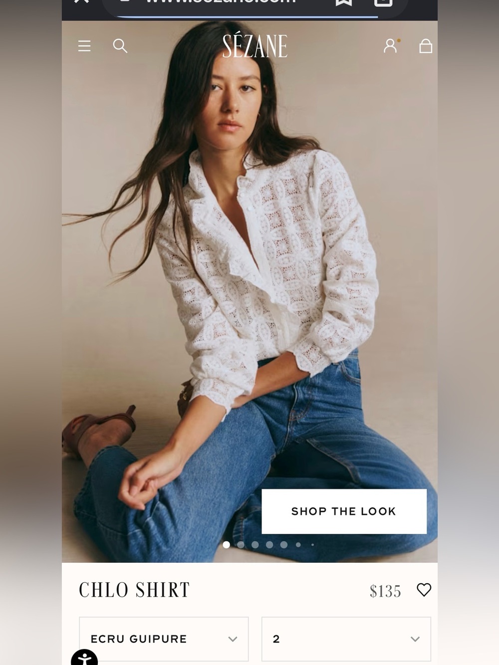 Sezane CHLO SHIRT
